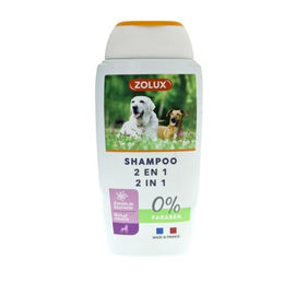 Zolux 2-in-1 Shampoo für Hunde aller Felltypen und Altersstufen 250 ml – Bild 1 von 2