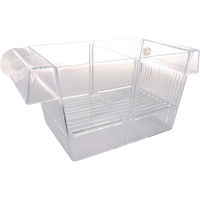 Produktbild von Zolux 3-in-1 Aquarienrutsche für Fische aus Kunststoff in Weiß und Transparent mit Saugnäpfen