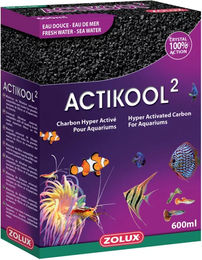 Produktbild von Zolux Actikool Hyperaktivierte Kohle als Filtermedium für Aquarien zur Wasseraufbereitung für Fische