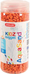 Produktbild von Zolux Aquasable Kidz Nugget Aquarienboden aus Kunststoff in Orange für Fische