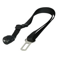 Produktbild von Zolux Auto-Sicherheitsleine Clip and Go für Hunde mit Magnetsystem und Adapter für Geschirr XS/S in Schwarz aus Nylon 66 g