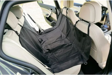 Produktbild von Zolux Autoschondecke für Hunde aus Polyester wasserabweisend Schwarz