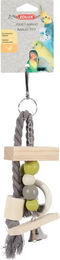 Zolux Banjo Holzspielzeug mit Glocke für Papageien und große Sittiche – Bild 1 von 1