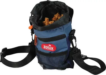 Produktbild von Zolux Bivouak Futterbeutel und Kotbeutelhalter in Blau