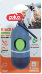 Produktbild von Zolux Bivouak Hundefäkalientüten-Spender aus Kunststoff in Blau