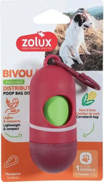 Zolux Bivouak Hundefäkalientüten-Spender aus Kunststoff in Rot – Bild 1 von 1
