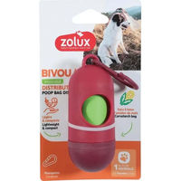 Produktbild von Zolux Bivouak Hundefäkalientüten-Spender aus Kunststoff in Rot