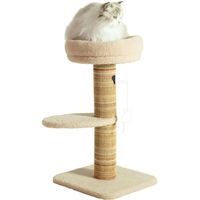 Produktbild von Zolux Boréal Kratzbaum Beige mit Sisal und Mausspiel für Katzen bis 5 kg