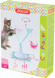 Zolux Cat Player 2 Interaktives Elektronisches KatzenSpielzeug mit Stab in Blau Weiß Bunt – Bild 1 von 3