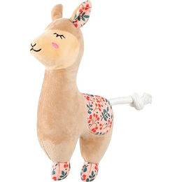 Produktbild von Zolux Chiquitos Plüschspielzeug Schlafendes Lama Beige 22x5x21 cm