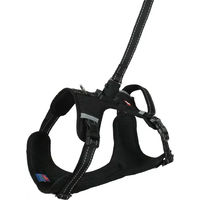 Produktbild von Zolux Clip and Go Hundegeschirr mit 2m Leine Magnetsystem Schwarz Größe M