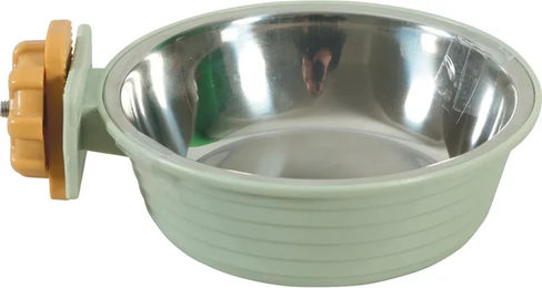 Produktbild von Zolux Cosy Futterstation für Nagetiere aus Kunststoff und Edelstahl in Grün