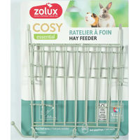 Produktbild von Zolux Cosy Heuraufe aus Metall für Kaninchen und Meerschweinchen Grün XL