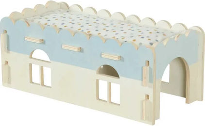 Zolux Cosy Holz Erweiterungshaus für Meerschweinchen und Degus 40 x 21 x 16 cm – Bild 1 von 3