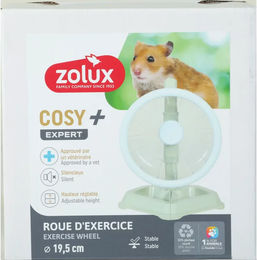 Produktbild von Zolux Cosy Laufrad für Degus und Hamster aus Kunststoff mit Fußstützen