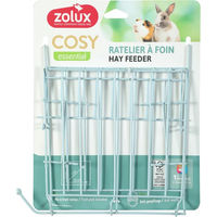 Produktbild von Zolux Cosy Nagerständer Futternapf aus Metall Blau XL für Kaninchen und Meerschweinchen