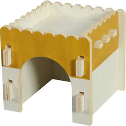 Produktbild von Zolux Cosy Unterschlupf aus Holz für Hamster Ratten und Mäuse Braun