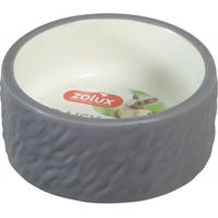 Produktbild von Zolux Daisy Futternapf aus Keramik für Nagetiere wie Hamster und Meerschweinchen in Beige und Grau