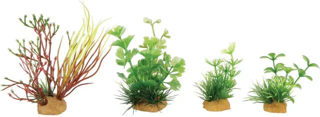 Zolux Decor Plant Boit Mix Modell 2 Kunstpflanze für Aquarium 4er Pack – Bild 1 von 1