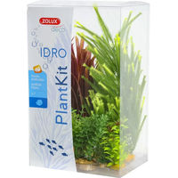 Produktbild von Zolux Deko Plantkit Idro n°4 Kunstpflanze für Fische in Weiß und Grün (7er Set)