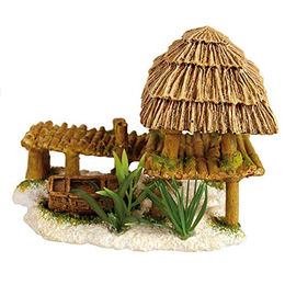 Zolux Dekor Ponton Bambus Nano Aquarium Figur und Höhle für Süßwasserfische in Braun und Bunt – Bild 1 von 1