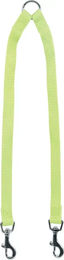 Produktbild von Zolux Doppelleine aus Nylon für Hunde in Grün 40 cm