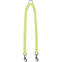Produktbild von Zolux Doppelleine aus Nylon für Hunde in Grün 40 cm