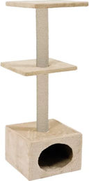 Zolux Duo Kratzbaum für Katzen aus Naturmaterial, Beige, 30 x 30 x 83 cm – Bild 1 von 2