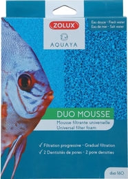 Produktbild von Zolux Duo Schaum Filtermedien für Fische Blau 160 mm