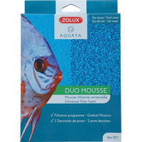 Produktbild von Zolux Duo Schaum Filtermedien für Fische Blau 160 mm