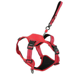Zolux Easy Ride Hundegeschirr mit integrierter Rollleine Größe L Rot Reflektierend und Atmungsaktiv – Bild 1 von 2