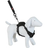 Produktbild von Zolux Easy Ride Hundegeschirr und Rollleine Set Schwarz XL für Riesenrassen