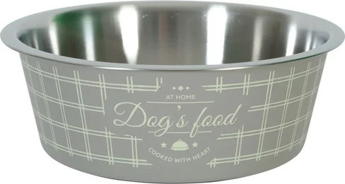 Produktbild von Zolux Edelstahl Futternapf für Hunde rutschfest in Silber