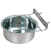 Produktbild von Zolux Edelstahl Futternapf zum Einschrauben Silber 18 cm