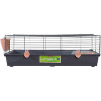 Produktbild von Zolux Ehop Meerschweinchenkäfig und Kaninchenkäfig aus Kunststoff in Grau oder Rosa