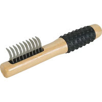 Produktbild von Zolux Entwirrungsrechen Bambus Bürste für langhaarige Hunde in Beige und Braun