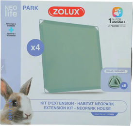 Produktbild von Zolux Erweiterungsmodul für Kaninchenpark aus Kunststoff in Grün