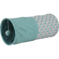Produktbild von Zolux Ethicat Blätterspieltunnel für Katzen aus Polyester in Grün und Türkis