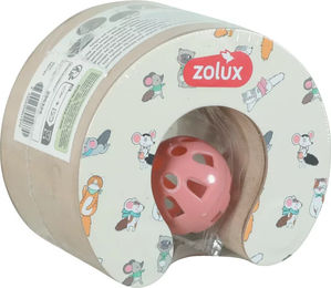 Produktbild von Zolux Faltbarer Katzen-Kratzbaum aus Pappe mit Ball in Beige