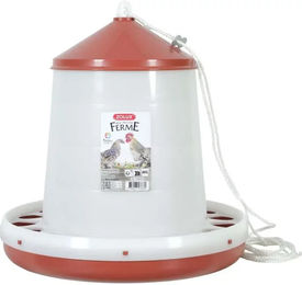 Zolux Futtersilo für Hühner aus Kunststoff in Rot-Weiß 8 kg – Bild 1 von 1