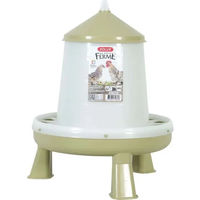 Produktbild von Zolux Futtertrog für Geflügel aus Kunststoff in Grün Weiß - 4 kg