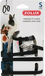 Produktbild von Zolux Geschirr und Leine Set aus Nylon für Nagetiere wie Kaninchen Meerschweinchen Frettchen und Ratten Größe S