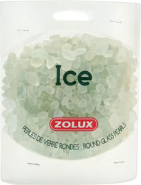 Produktbild von Zolux Glasperle Ice Bodengrund für Aquarien Weiß Transparent