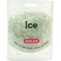 Produktbild von Zolux Glasperle Ice Bodengrund für Aquarien Weiß Transparent