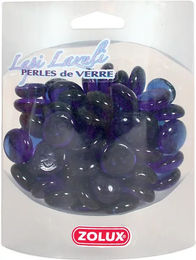 Produktbild von Zolux Glasperlen aus Lapislazuli Bodengrund für Fische in Blau und Weiß