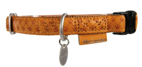 Zolux Hundehalsband aus Kunstleder in Gelb mit 27-40 cm Umfang und 15 mm Breite – Bild 1 von 5