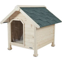 Produktbild von Zolux Hundehütte Chalet aus Holz in Beige und Natur Größe S wasserdicht