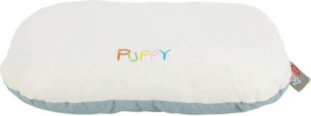 Zolux Hundekissen Pearl Puppy Fleece für Welpen in Blau Weiß Beige – Bild 1 von 2
