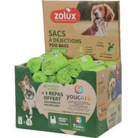 Produktbild von Zolux Hundekotbeutel Grün 60 Stück
