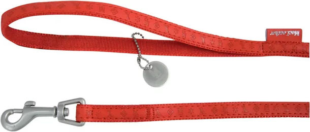 Produktbild von Zolux Hundeleine Mac Leather aus Kunstleder in Rot 120 cm